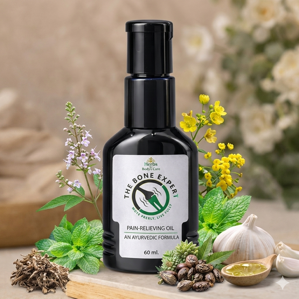 The Bone Expert Herbal Pain relieving oil An ayuvedic formula