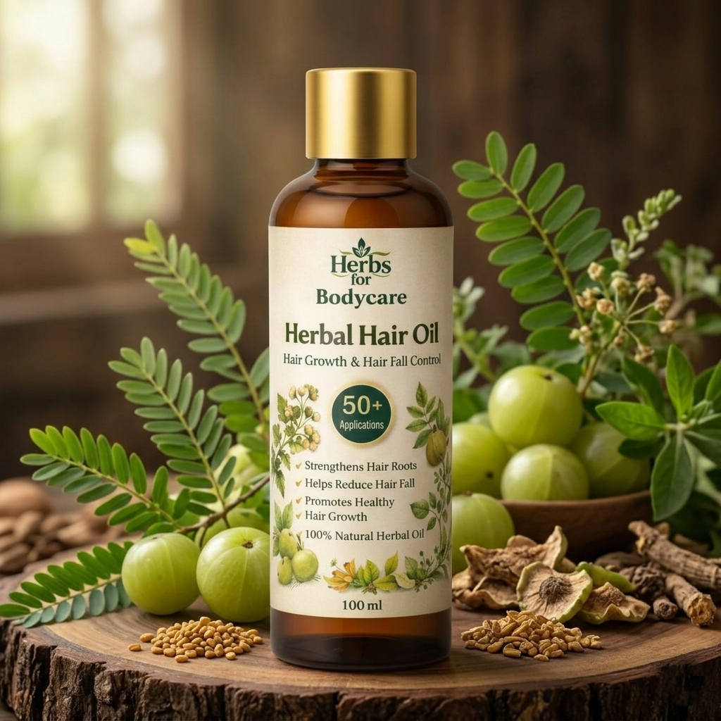 Herbal Hair Oil – Nourishing Care for Healthy, Strong Hair