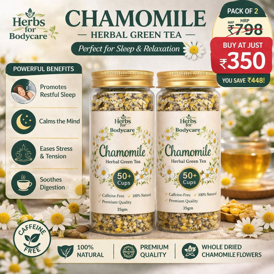 Relax, Glow & Revive: The Ultimate Chamomile Herbal Combo Pack
