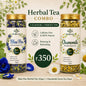 Blue Pea & Chamomile Herbal Tea Combo – Natural Relaxation & Wellness Tea Set (65g)