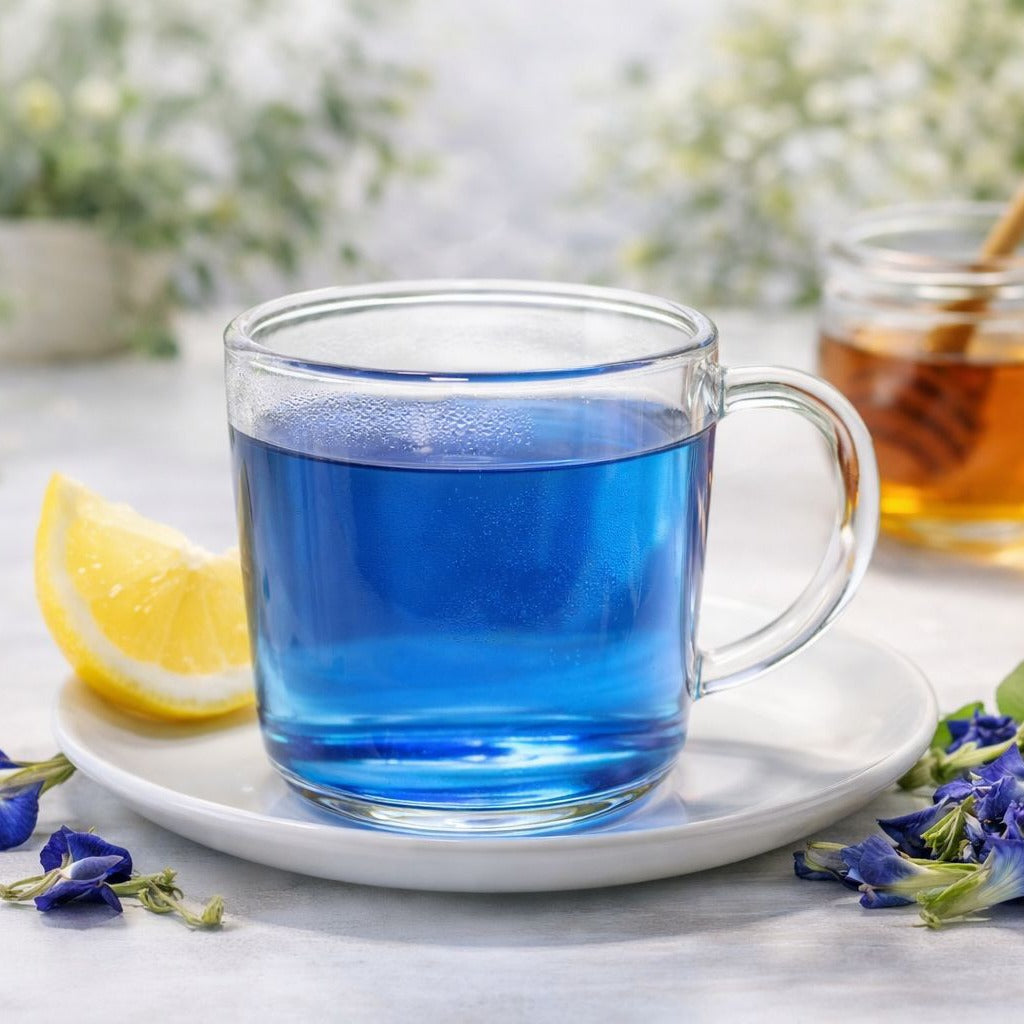 Premium Blue Pea Herbal Tea | Natural Butterfly Pea Flower Tea (50+ Cups)